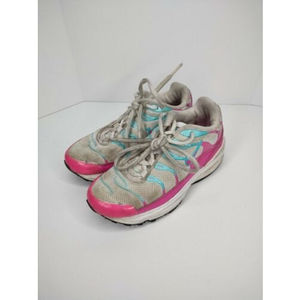 Girls  NIKE AIR MAX PLUS ATHLETIC SNEAKERS  848216-102 Sz 13C c1